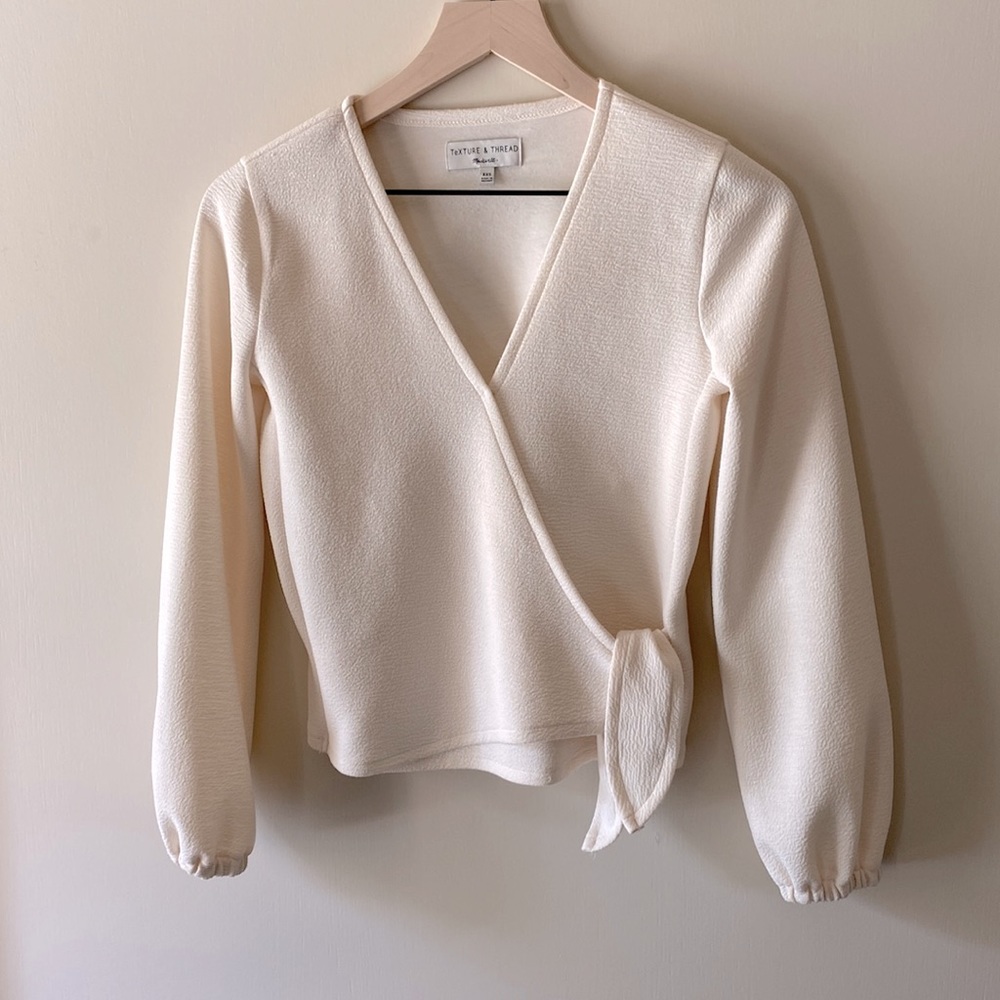 Madewell wrap top